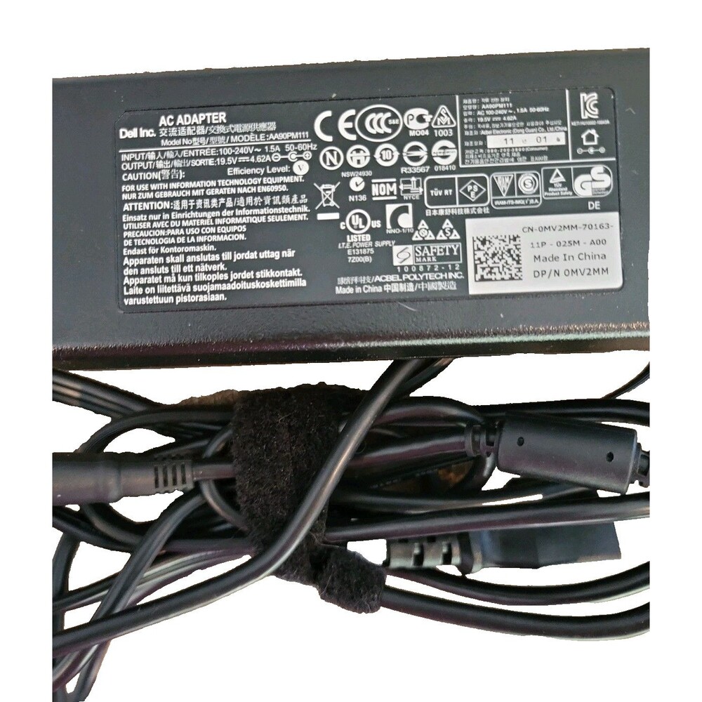 Dell AC Adapter Model AA90PM111 19.5 Volts